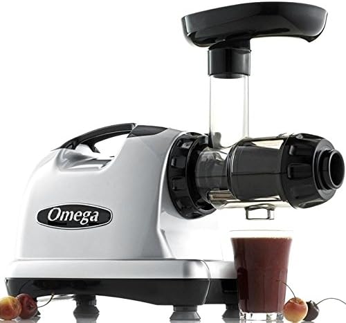 Omega J8006 Nutrition Center Juicer – Black and Chrome