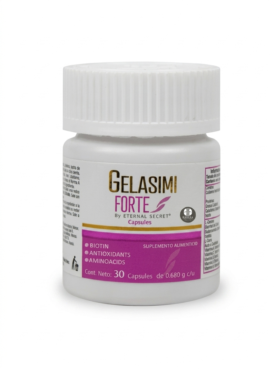 Gelasimi Forte 30 capsula de Gel con Biotina