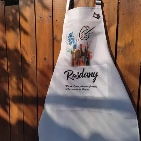 Des tabliers pour toutes les occasions
Cuisine – Peinture – Bricolage

Personnalisés
Avec prénom, logo, ou design sur me